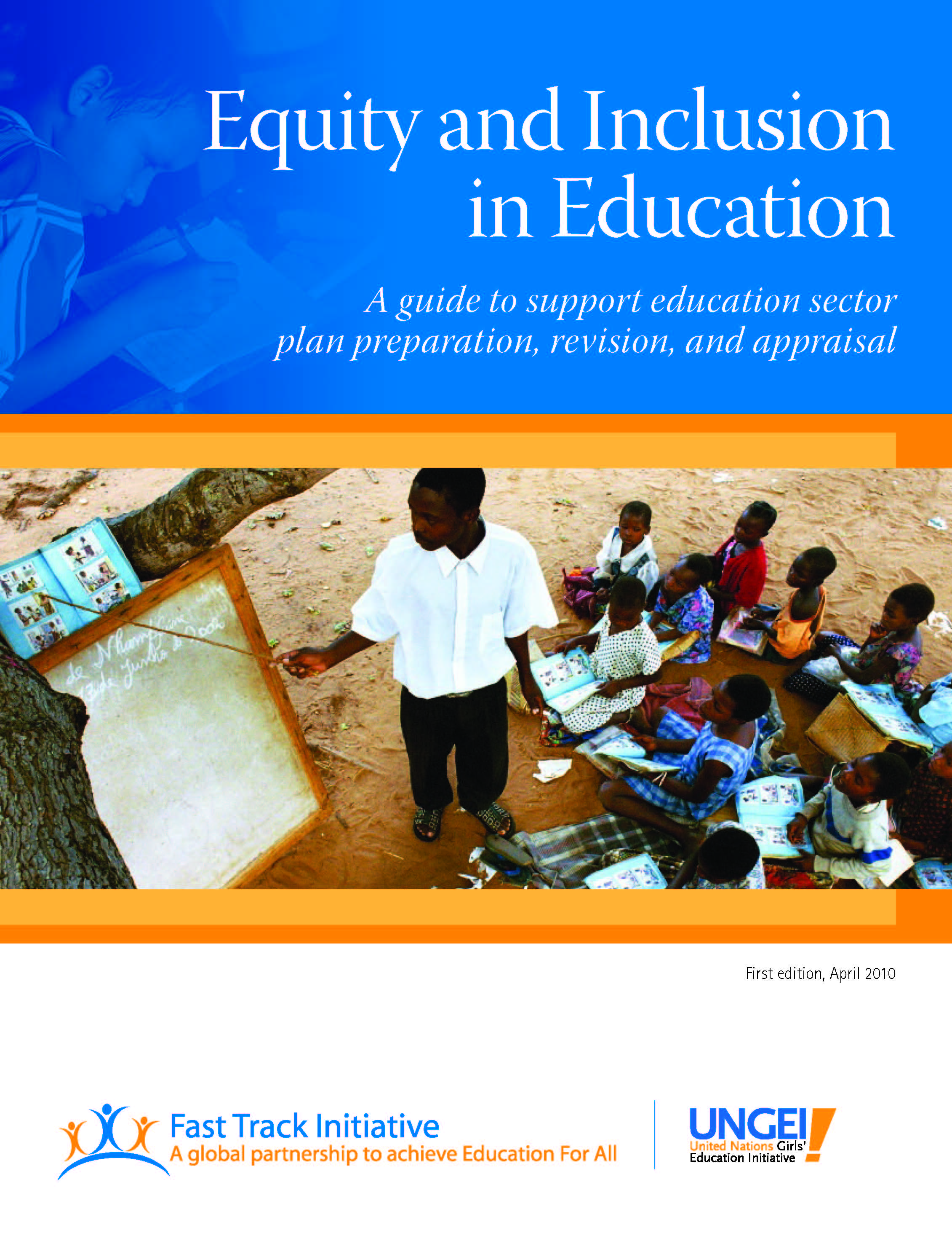 Equity and Inclusion in Education A guide to support education sector